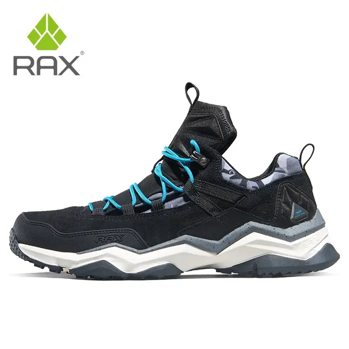 Rax-Chaussures de Randonnée en Cuir pour Homme