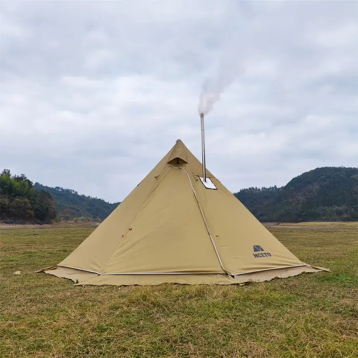 Tente chaude Tipi pour 4-6 personnes avec prise de réchaud 400PRO