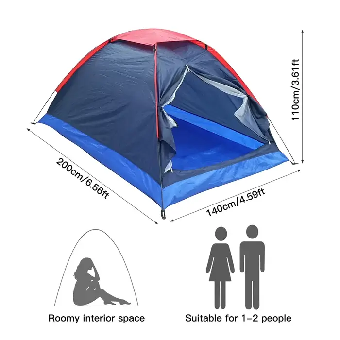 Tente de camping pour 2 personnes