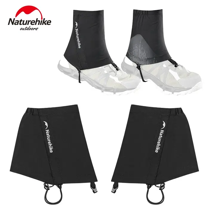 Naturehike 1 paire de guêtres de randonnée réglables