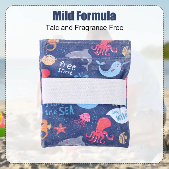 Sac anti-sable, pochette de retrait de sable de plage avec sac à eau