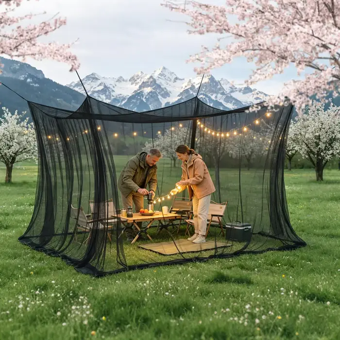 Moustiquaire d'extérieur pour gazebo