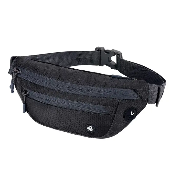 WATERFLY Bum Bag Sport Petit Sportif Unisexe Sac de Taille Élégant Léger Hipbag pour Voyage en Plein