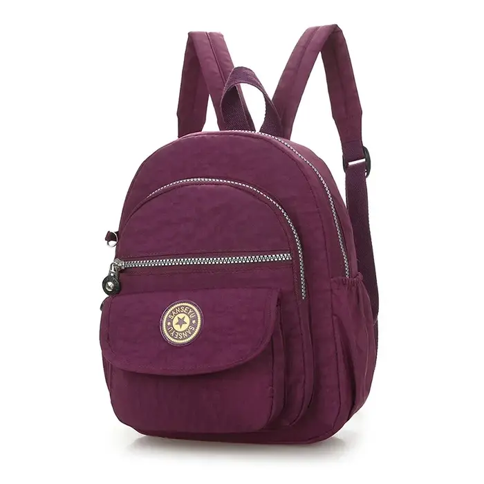 Sac à dos en nylon imperméable pour femme