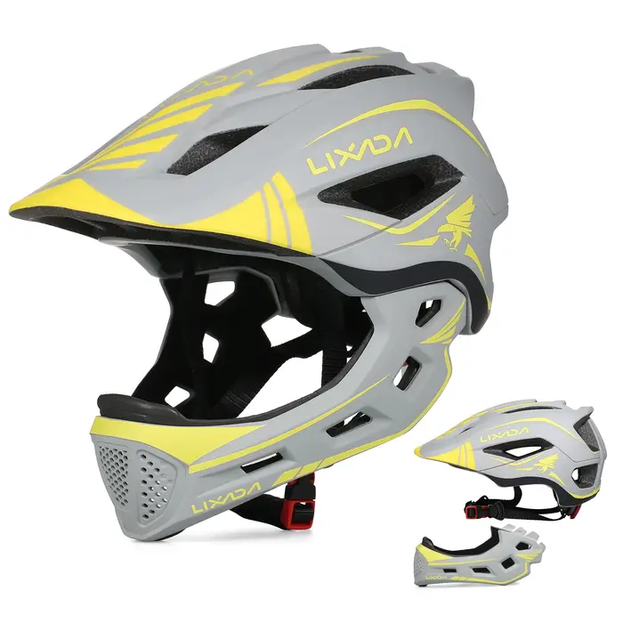 Lixada enfants détachable casque intégral