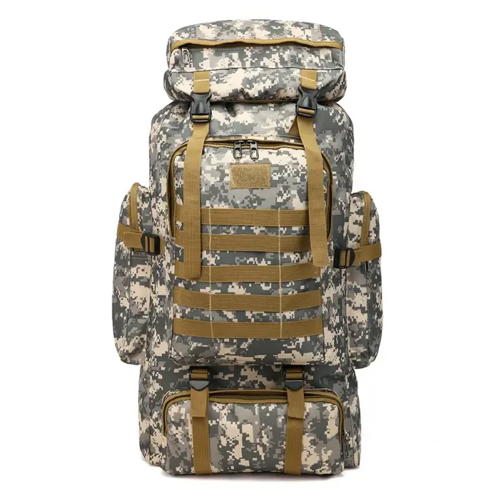 Sac à dos tactique de grande capacité 80L