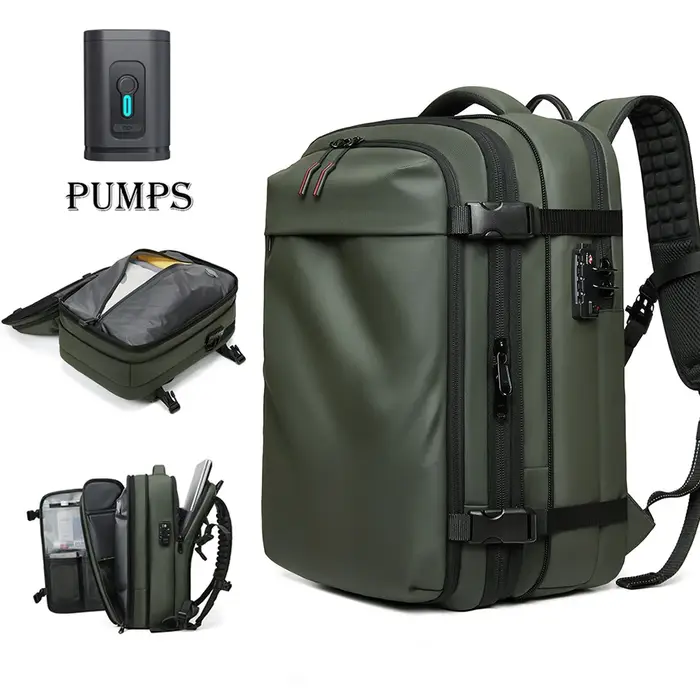 Sac à dos de voyage à compression sous vide pour hommes