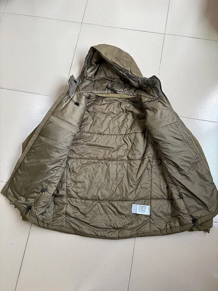 Lea 2-Veste en coton épais pour hommes, imperméable, sweat à capuche coupe-vent, étiquette argentée,