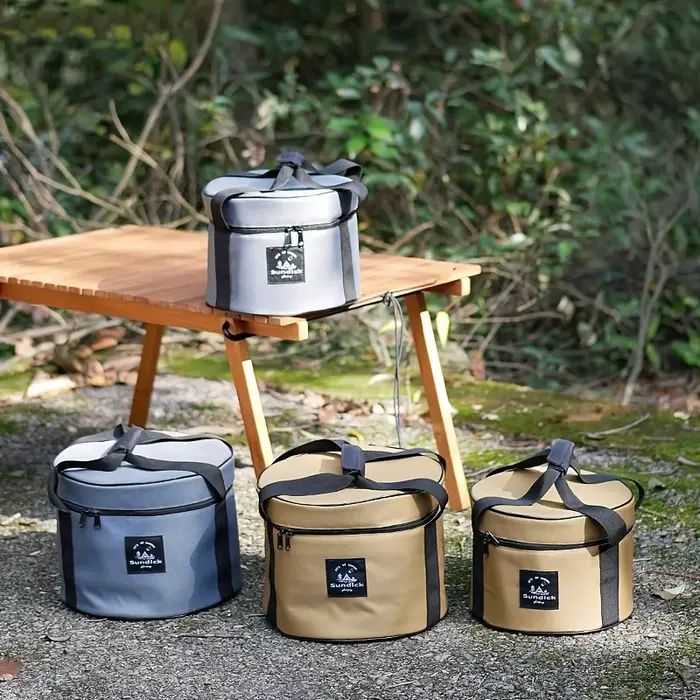 Sac de rangement rembourré pour ustensiles de camping 9L/14L