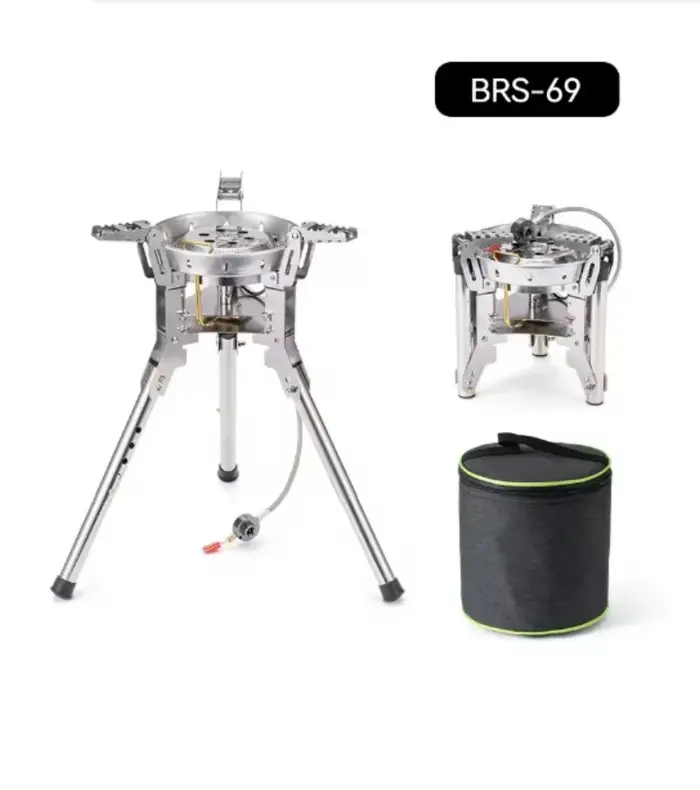 BRS cuisinière à gaz extérieure Bulin BRS-69A Camping pique-nique cuisinière à gaz 6800W équipe fête