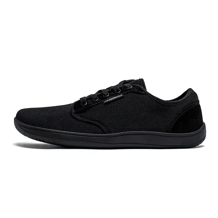 HOBIBEAR chaussures pieds nus minimalistes unisexe bout large zéro chute baskets de marche maille