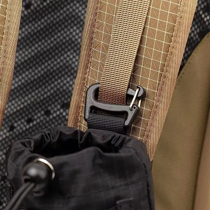 Sac à dos d'aventure en plein air avec sac de bouilloire ; Pochette suspendue pour téléphone portable de camping et rangement de bouteille d'eau de randonnée