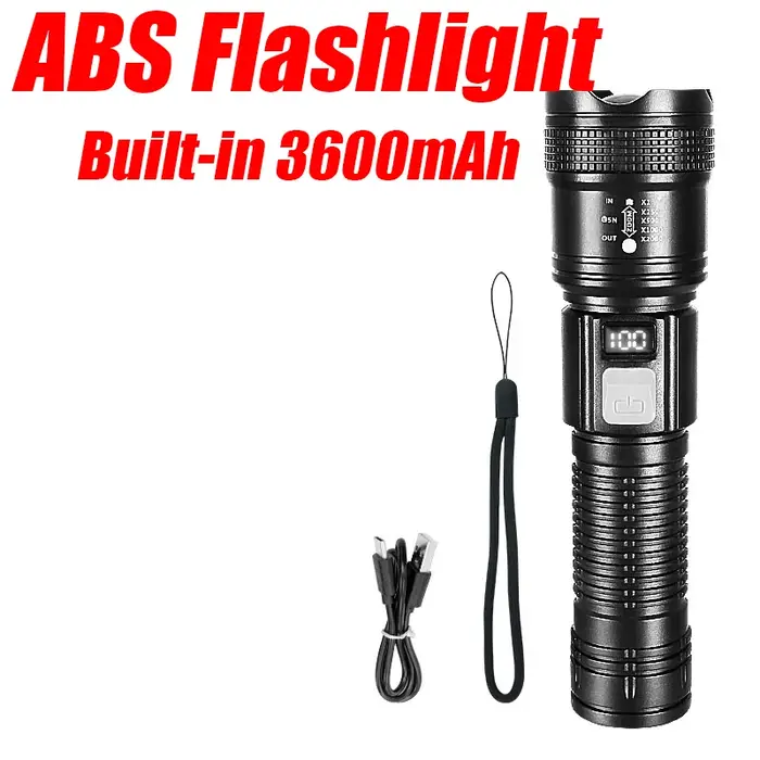 200000000LM lampe de poche LED la plus puissante 1500W lampes