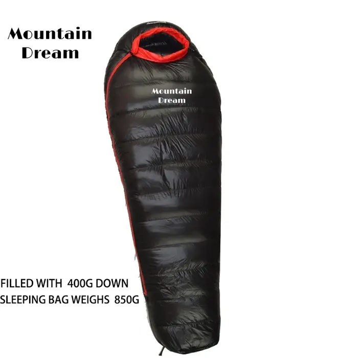 Mountaindream-Grand sac de couchage portable en duvet d'oie pour adultes, sac de couchage en duvet d