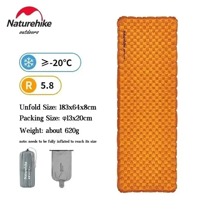 Naturehike – tapis d'air R Value 5.8