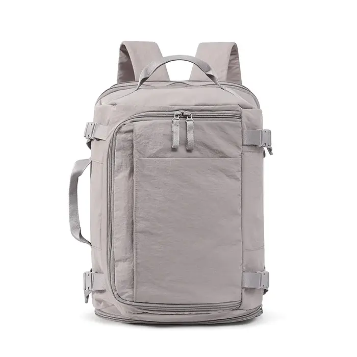 Sac à dos de voyage léger en nylon imperméable, grand compartiment extensible pour chaussures, sac à
