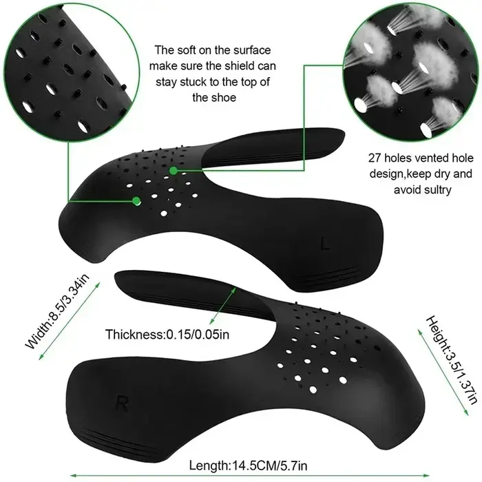 Protecteur de tête de chaussure Anti-pli