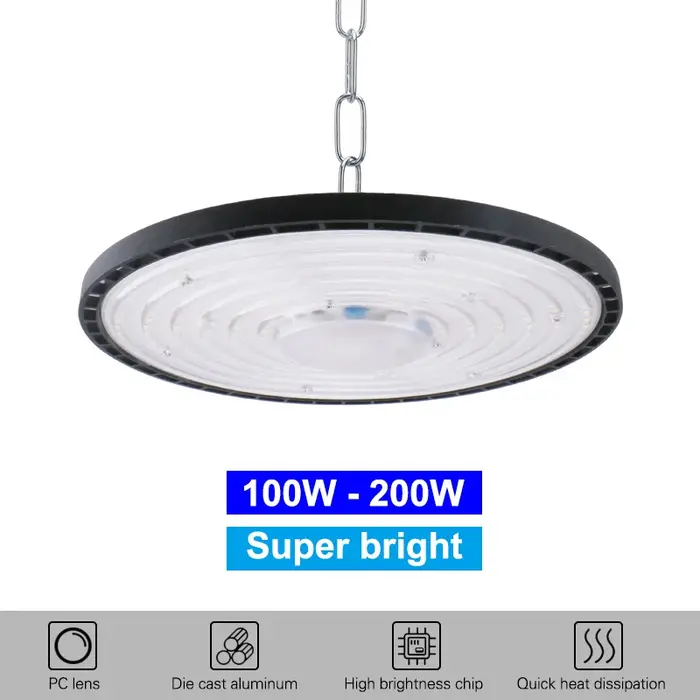 Lampe minière 100W 150W 200W LED