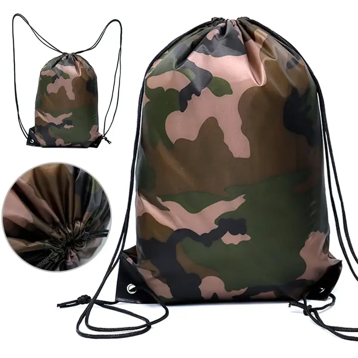 Sac à dos à cordon de serrage léger en polyester