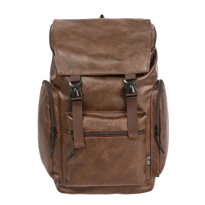 Cool à la mode couleur unie hommes sac à dos décontracté grande capacité multi-poches sac à dos pers