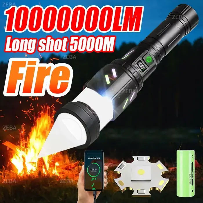 10000000 Lampe de poche tactique Firestarter LM