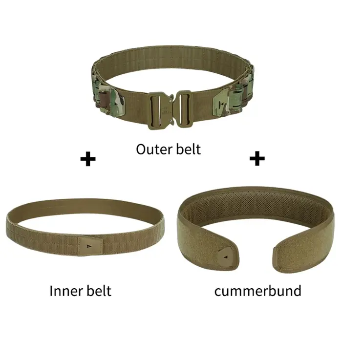 Ceinture tactique ARTEX 3 en 1, boucle à dégagement rapide découpée au Laser, ceinture de tir de Com
