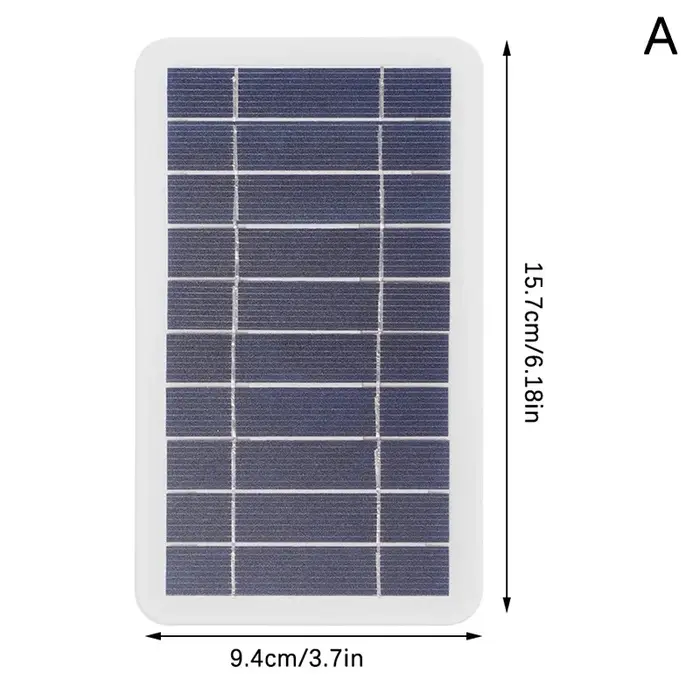 Panneau solaire portable avec USB pour la randonnée en plein air