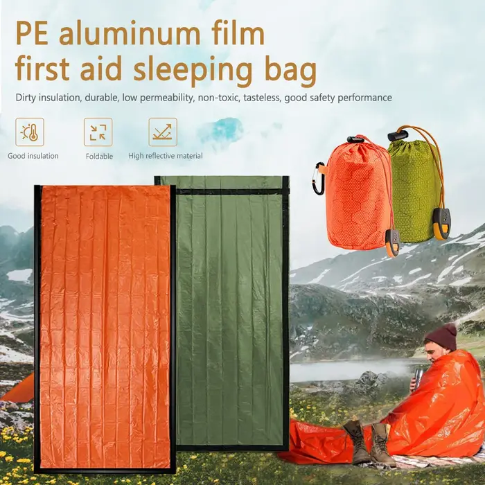 Couverture de survie en Film d'aluminium PE