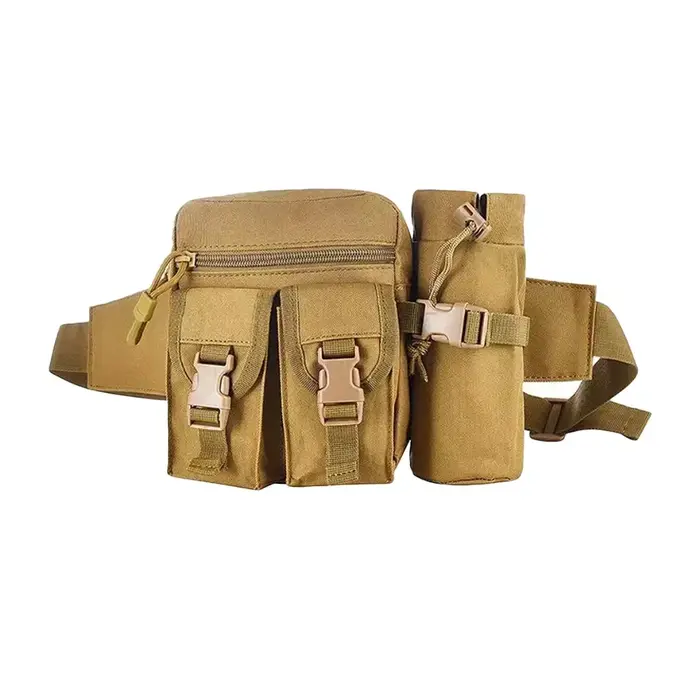 Sac banane multi-sports pour bouteille d'eau, détachable et adapté aux sports de plein air tels que 