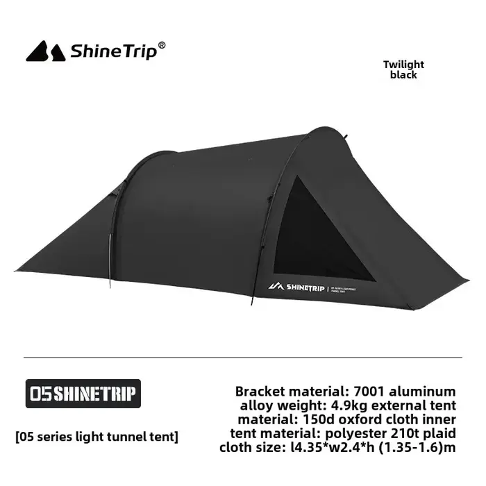 ShineTrip – tente de Camping Double multifonctionnelle, imperméable, protection solaire, grand espac