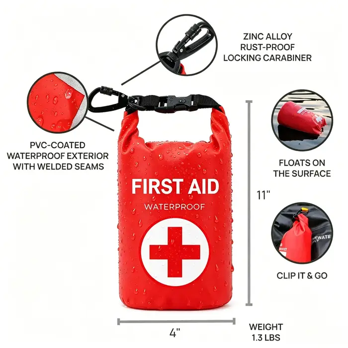 Sac de premiers secours étanche 2L
