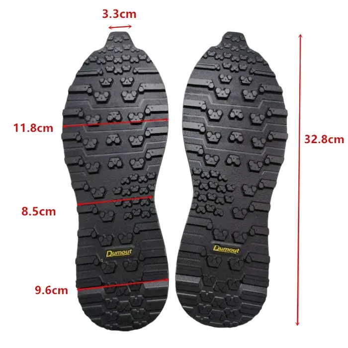 1 paire de patchs de réparation antidérapants en caoutchouc pour semelles de chaussures