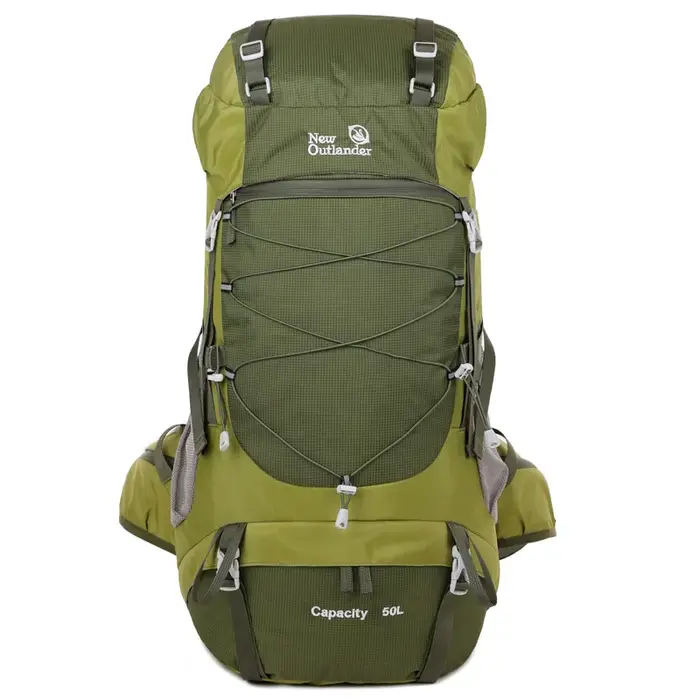 Sac à dos en nylon de grande capacité 50L pour voyage