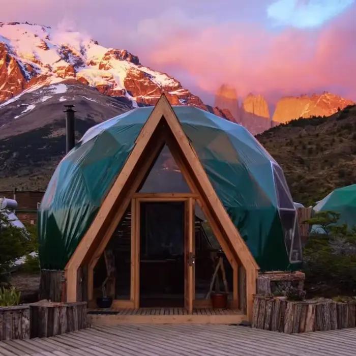 Dôme de glamping, tentes de luxe