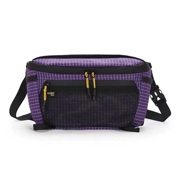 Sac banane de randonnée étanche, sac de poitrine multifonctionnel, sac à bandoulière pour l'escalade