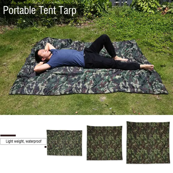 Bâche imperméable multi-usages pour camping, terrasse, jardin et protection contre la pluie