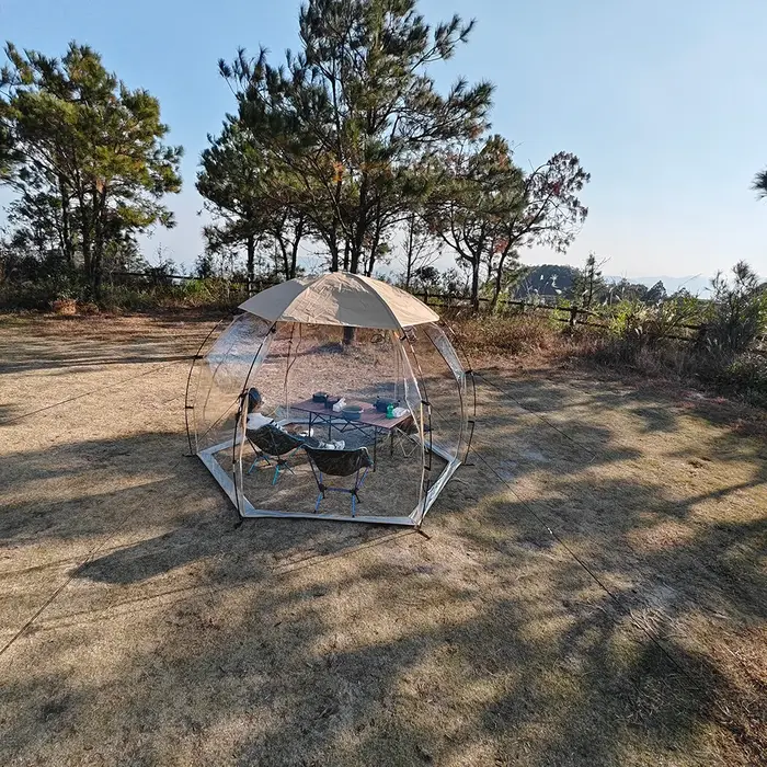 Tente à bulles transparente Camping pique-nique Hemi