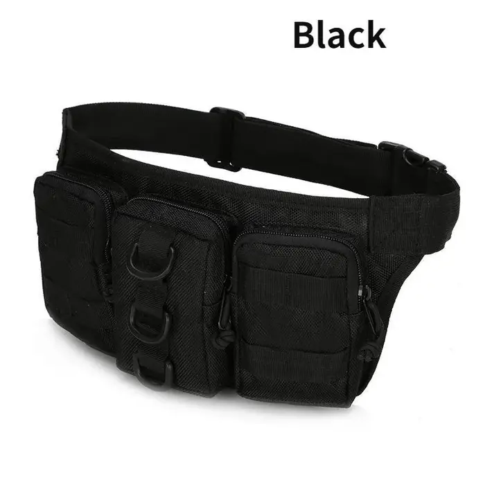 Sac de ceinture imperméable en tissu Oxford pour hommes
