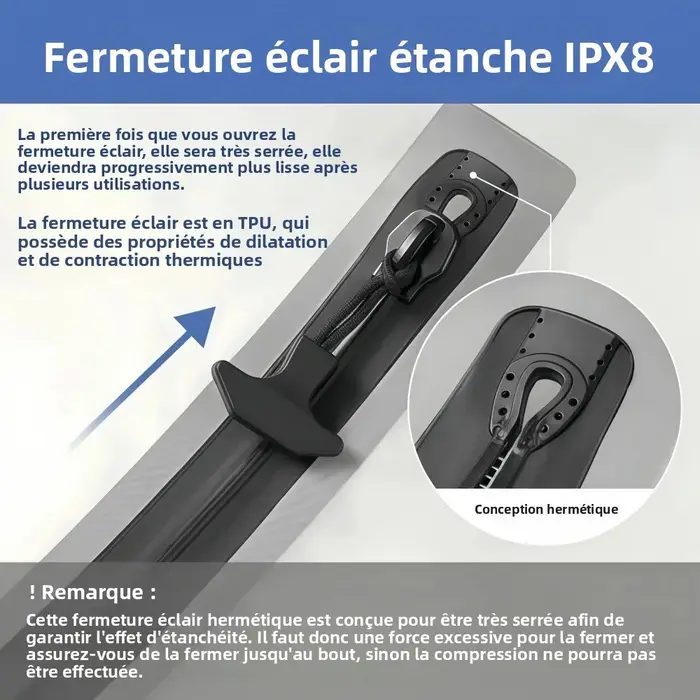 Sac Sous Vide Compression pour Vêtements Voyage Valise