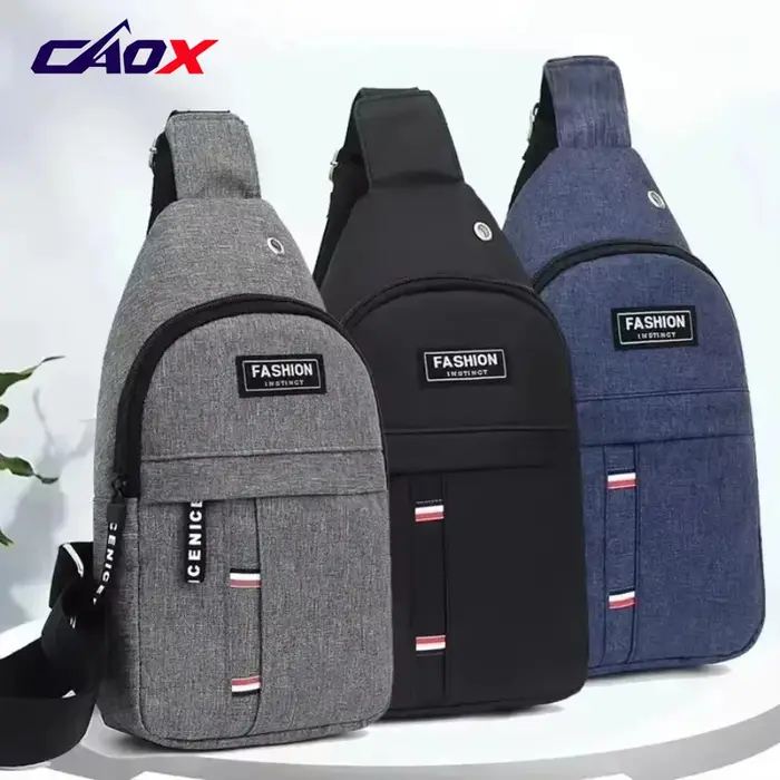 CAOX Sac banane imperméable grande capacité pour homme, sangle réglable pour activités de plein air, course à pied, randonnée et cyclisme