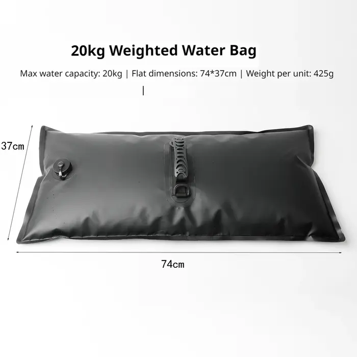 Sac d'eau lesté épaissi de 20 kg avec poignée