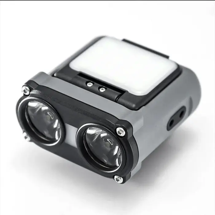 Lampe frontale Type-c Rechargeable phare Portable rotatif lumières de chasse lampe de poche LED d'ur