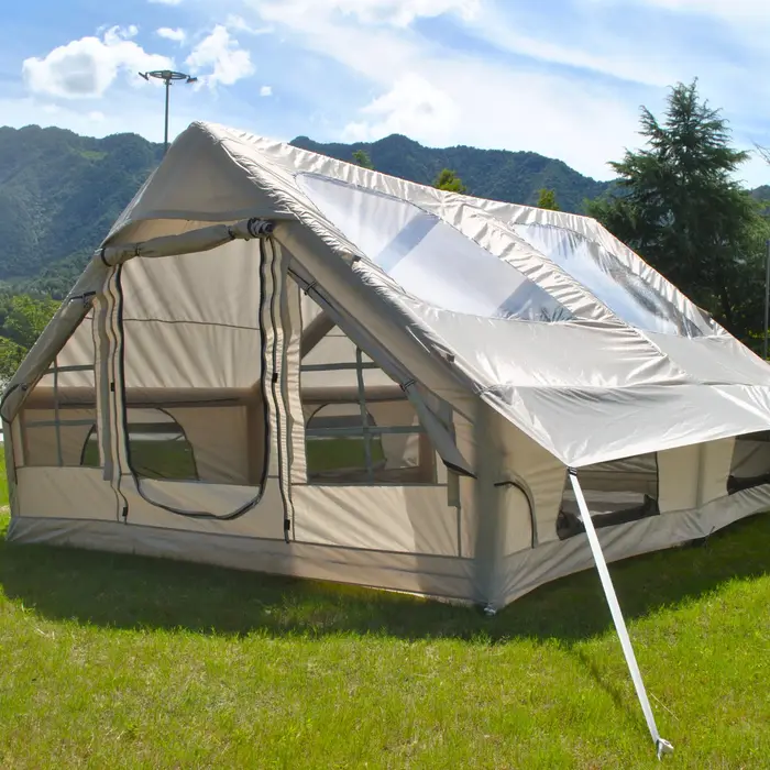 Tente de camping gonflable familiale pour l'extérieur