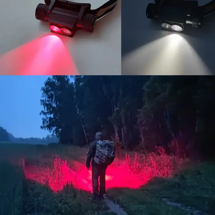 H25LR LED 90 lampe frontale Rechargeable à haut CRI puissante