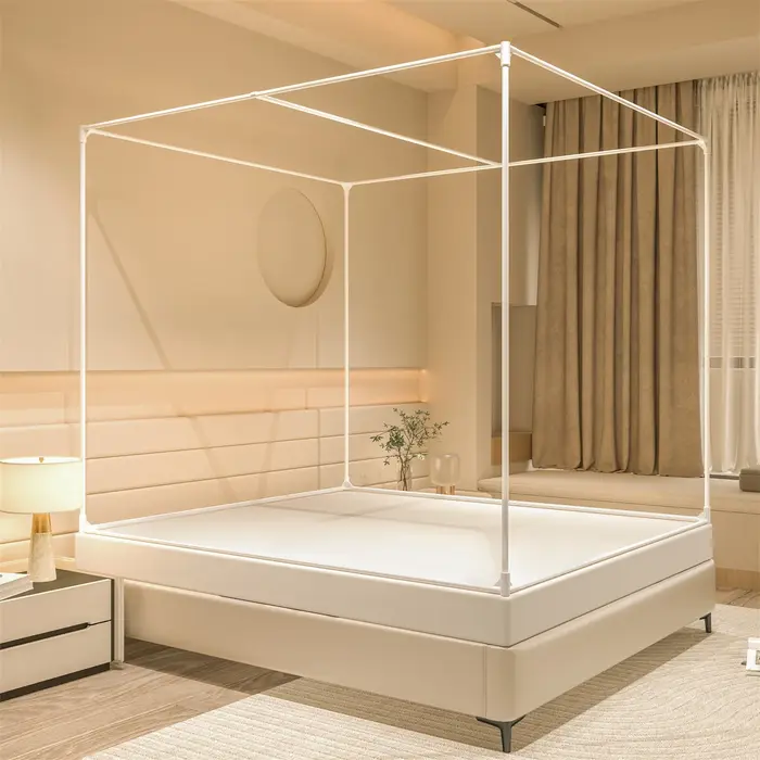 Tente de lit matelassée en coton pour l'hiver