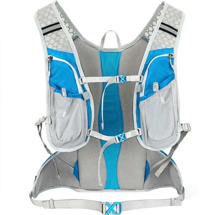 12L Sport de plein air cyclisme Camping sac d'eau casque stockage hydratation sac à dos ultraléger randonnée vélo Ride Pack vessie sac à dos
