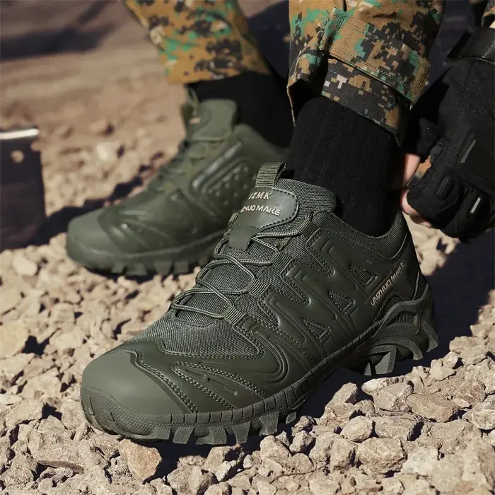 Hommes chaussures de randonnée anti-dérapant bas bottes tactiques
