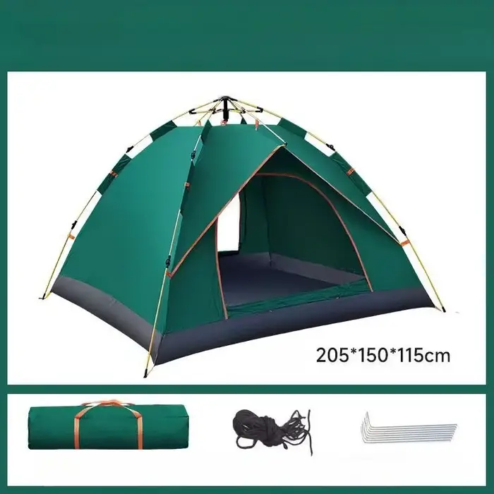 Tente pop-up automatique pour 2 à 3 personnes, tente instantanée coupe-vent, étanche, en un seul cli