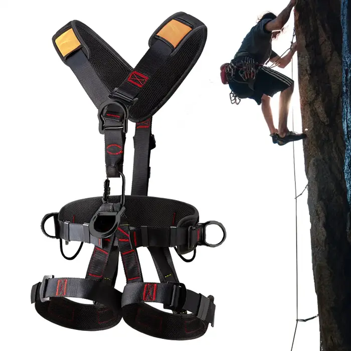 Harnais d'escalade réglable, Protection contre les chutes, harnais de chute détachable pour hommes,