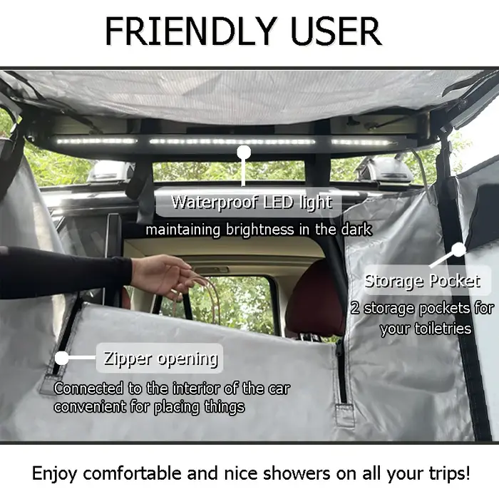 DANCHEL OUTDOOR Tente de douche pour voiture